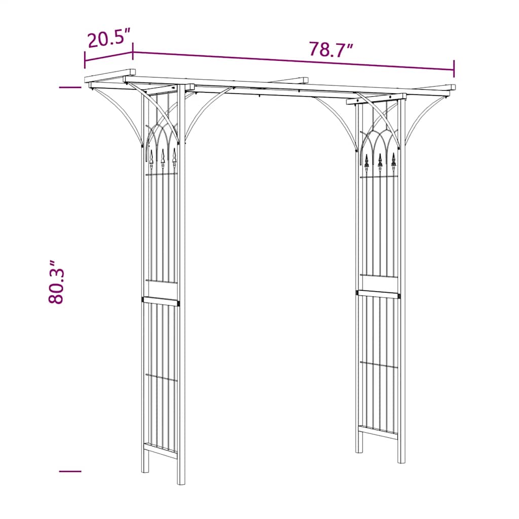 Rose Arch Metal Garden Arch Trellis Lattice Obelisk