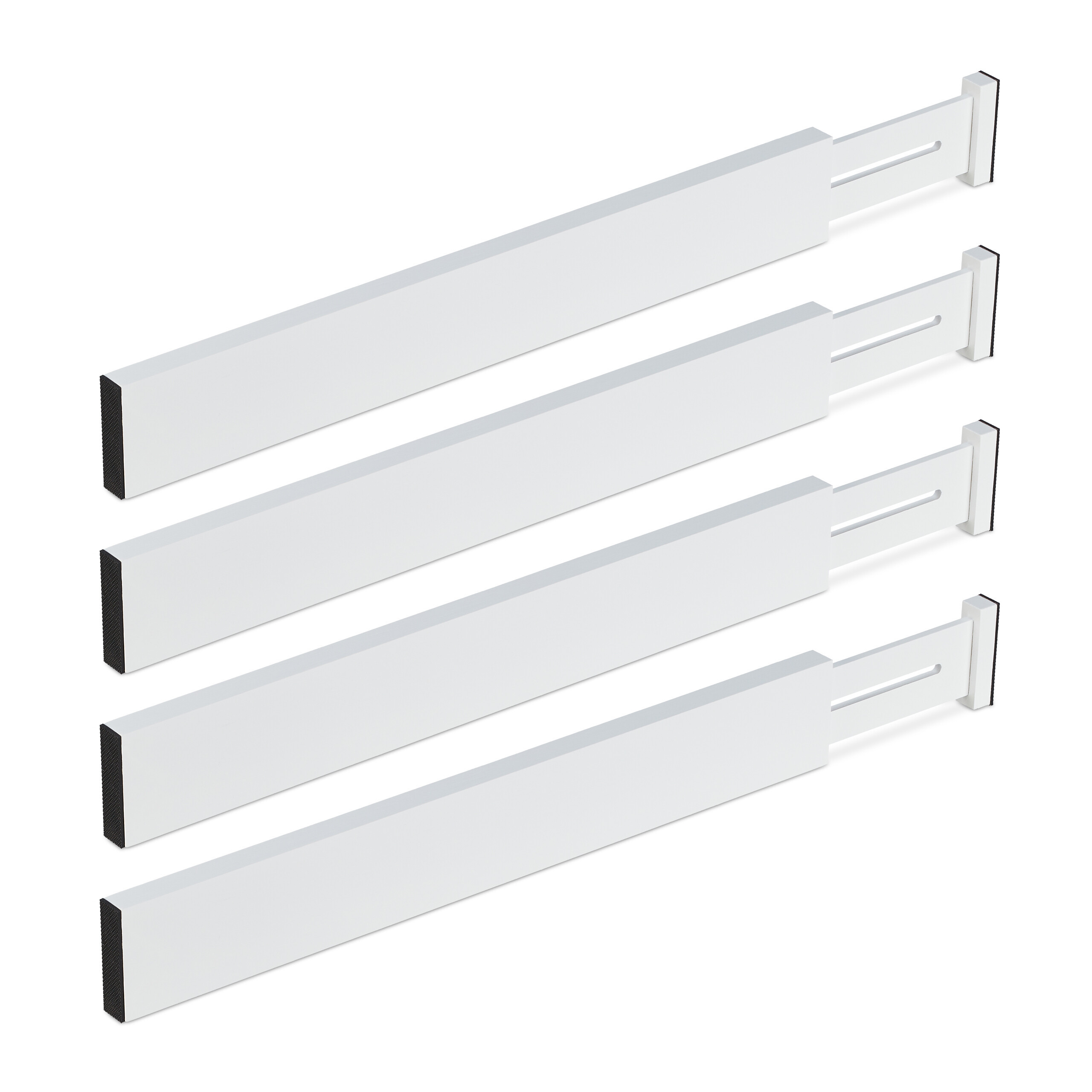 TEMU 4 White Drawer Dividers