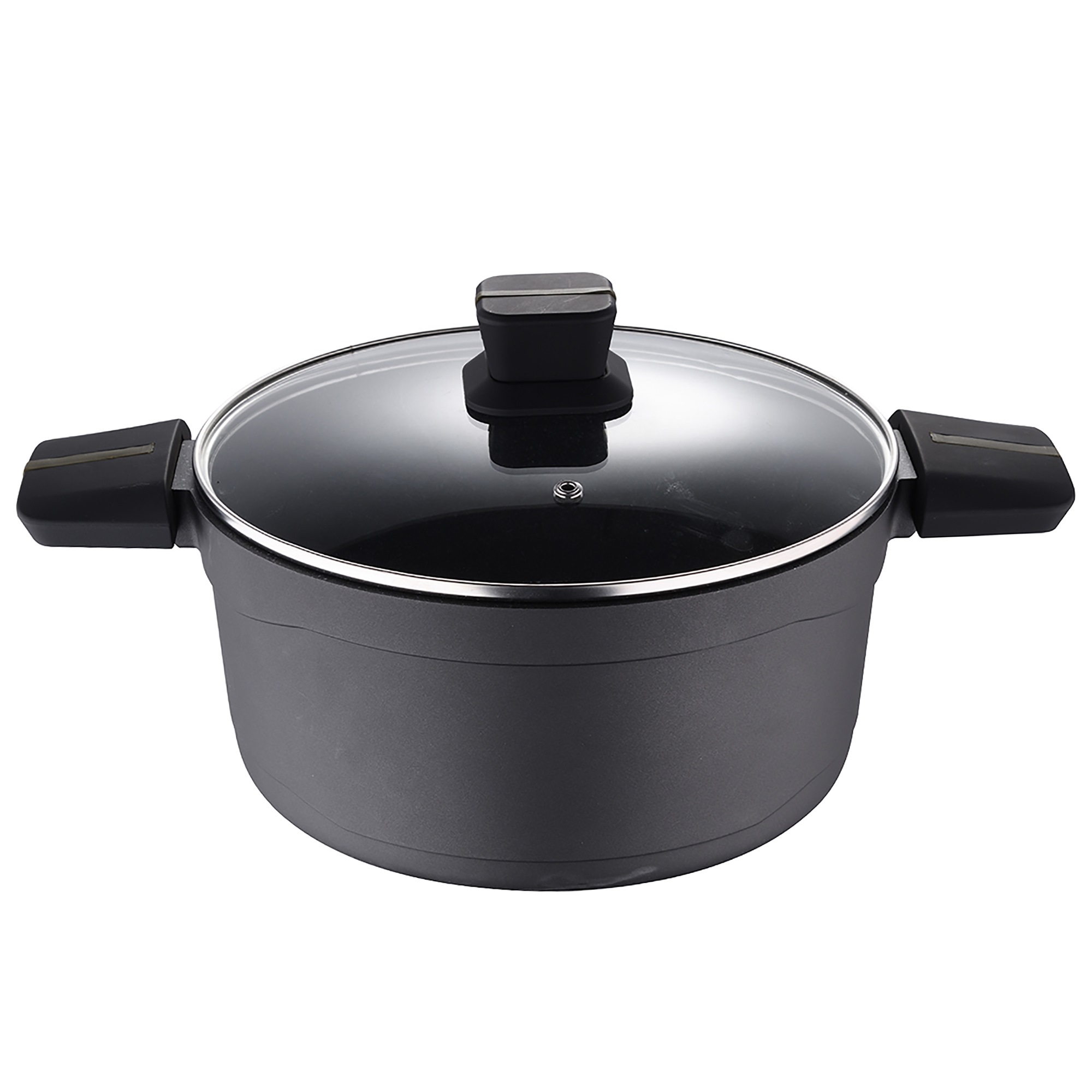 Cast Aluminum Saucepan 20x10cm, Induction Compatible, With Lid