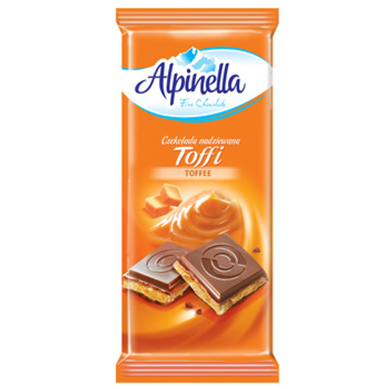 TEMU Alpinella Chocolate Filled With Toffi 100 G