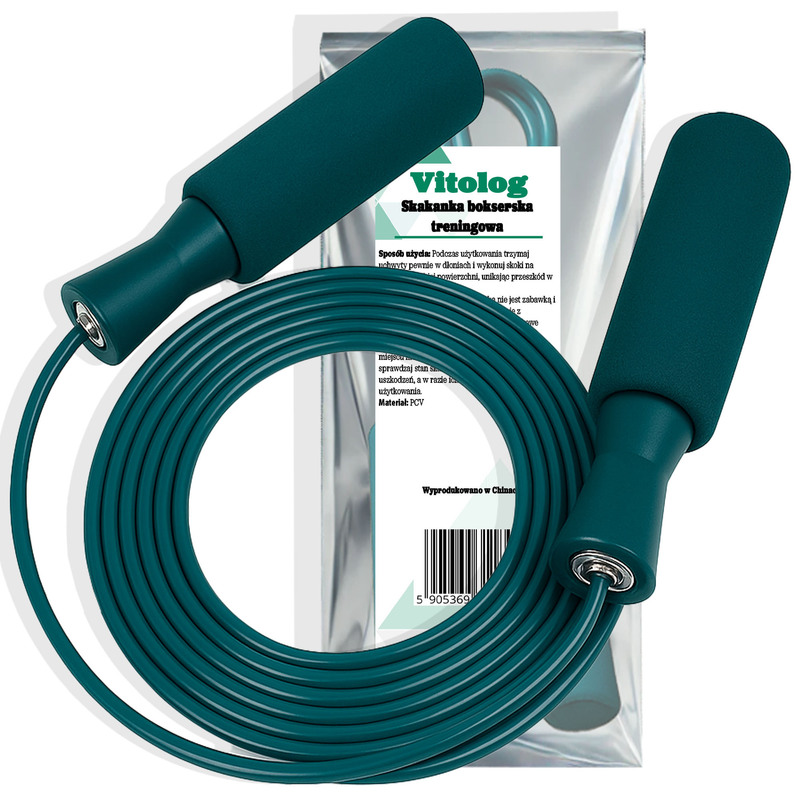 TEMU Boxing Jump Rope Crossfit Vitolog Training Sports Rope With Bearing, Adjustable For Fitness, Crossfit, Women's, Men's, Training Jump Rope With