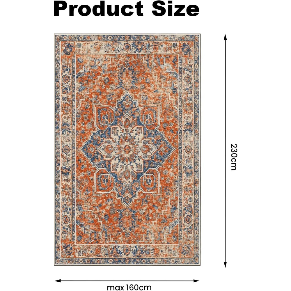 vintage carpet with anti slip backing suitable for use in living rooms bedrooms and dining rooms pet friendly carpet enriching home decor details 10