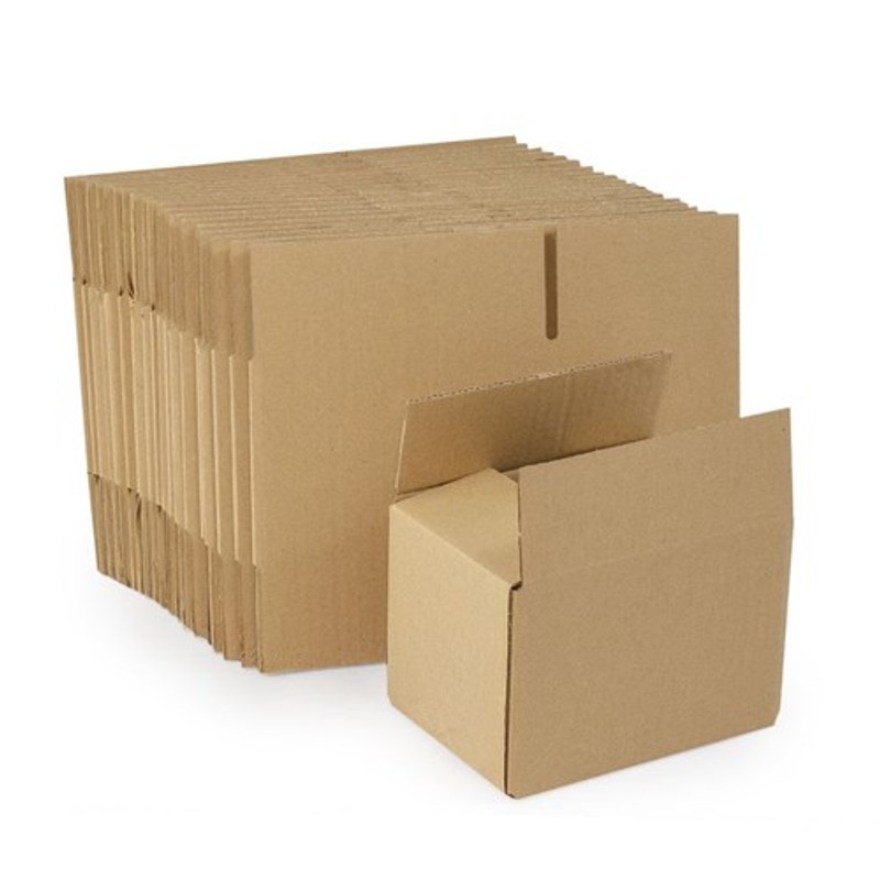 E-shop Faltkartons, 200 × 150 × 150 mm, 150 mm, M2, 360 G/M2, 3-lagig, für Leute, die eine haltbare und erschwingliche Verpackung für den Versand , zur
