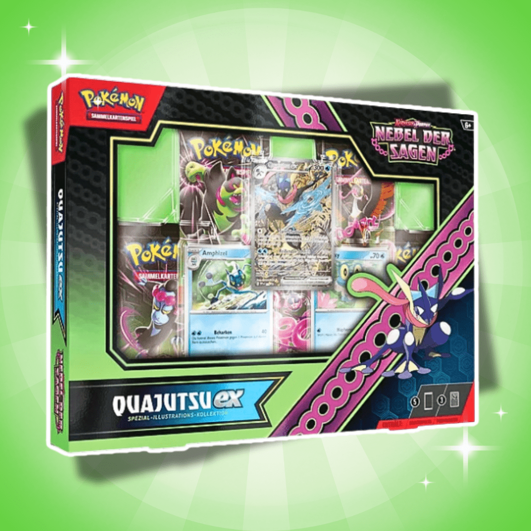 Image of Mist Of Quajutsu Ex Special Illustration Collection German – 5 Booster Packs + 3 Cards