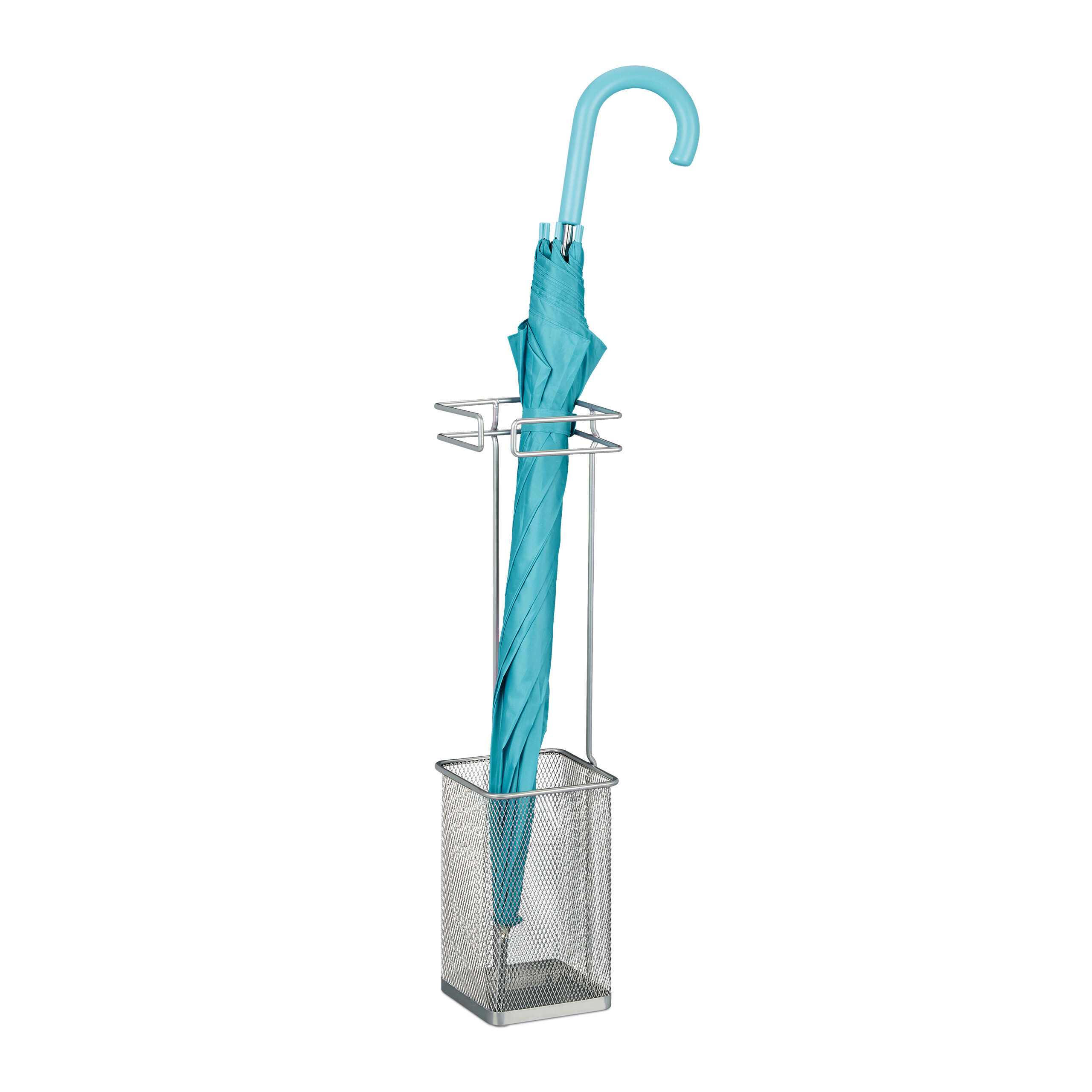 Umbrella Stands In Silvery - (w)13.5 X (h)52.5 X (d)13.5 Cm