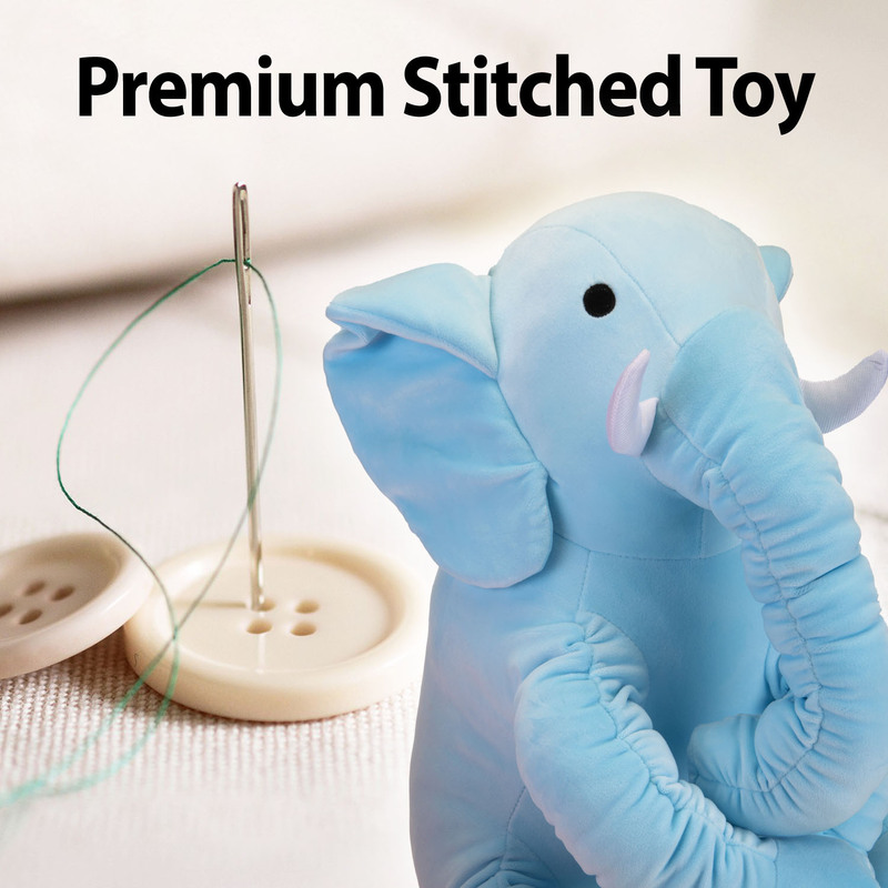 Ultrasoft 40cm Blue Elephant Plush Toy