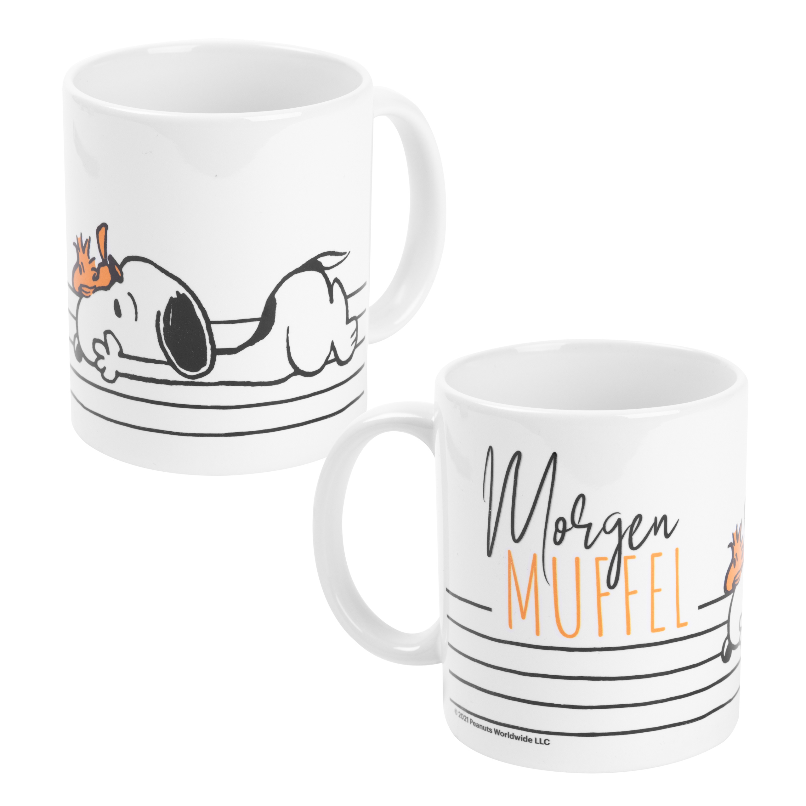 The Snoopy - Morning Coffee Mug Ceramic White 320 Ml