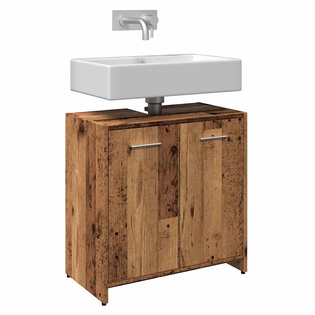 Image of Vidaxl Bathroom Vanity Unit Bathroom Cabinet Washbasin Cabinet Washstand Cabinet Bathroom Furniture Bathroom Furniture