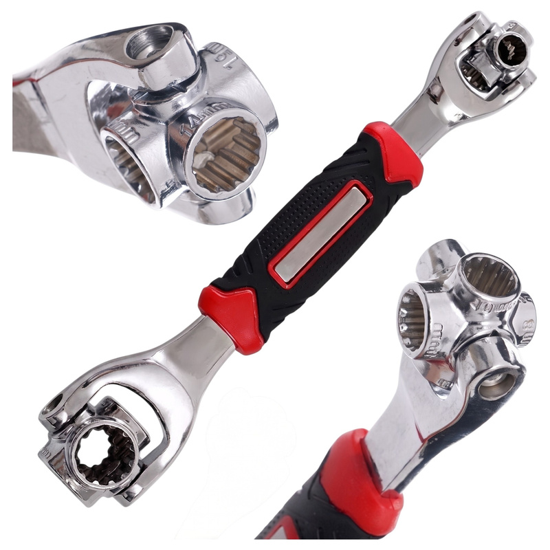 Image of Universal Swivel Socket Wrench 8-19mm Multi-functional Socket Adapter