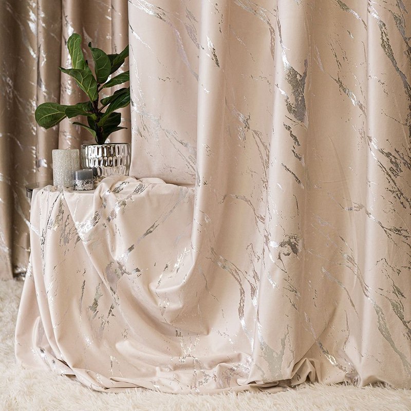 Image of - Ready-to-hang Curtain With Eyelets - 140x250cm - Cream With