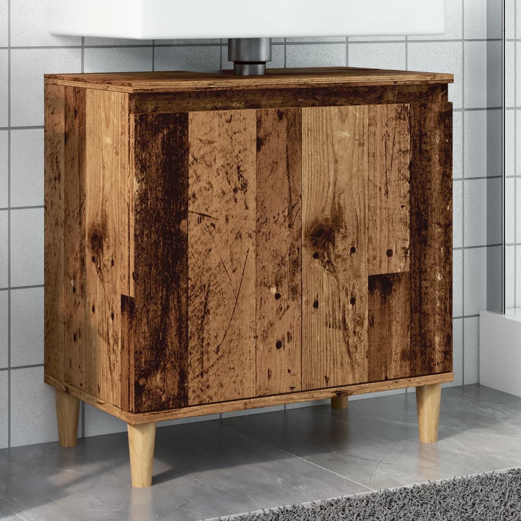 Image of Vidaxl Vanity Unit Vanity Units Washbasin Washbasin Cabinet Washbasin Storage Cabinet Washbasin Cabinet Bathroom Cabinet Bathroom Furniture Cabinet Bathroom Storage Cabinet