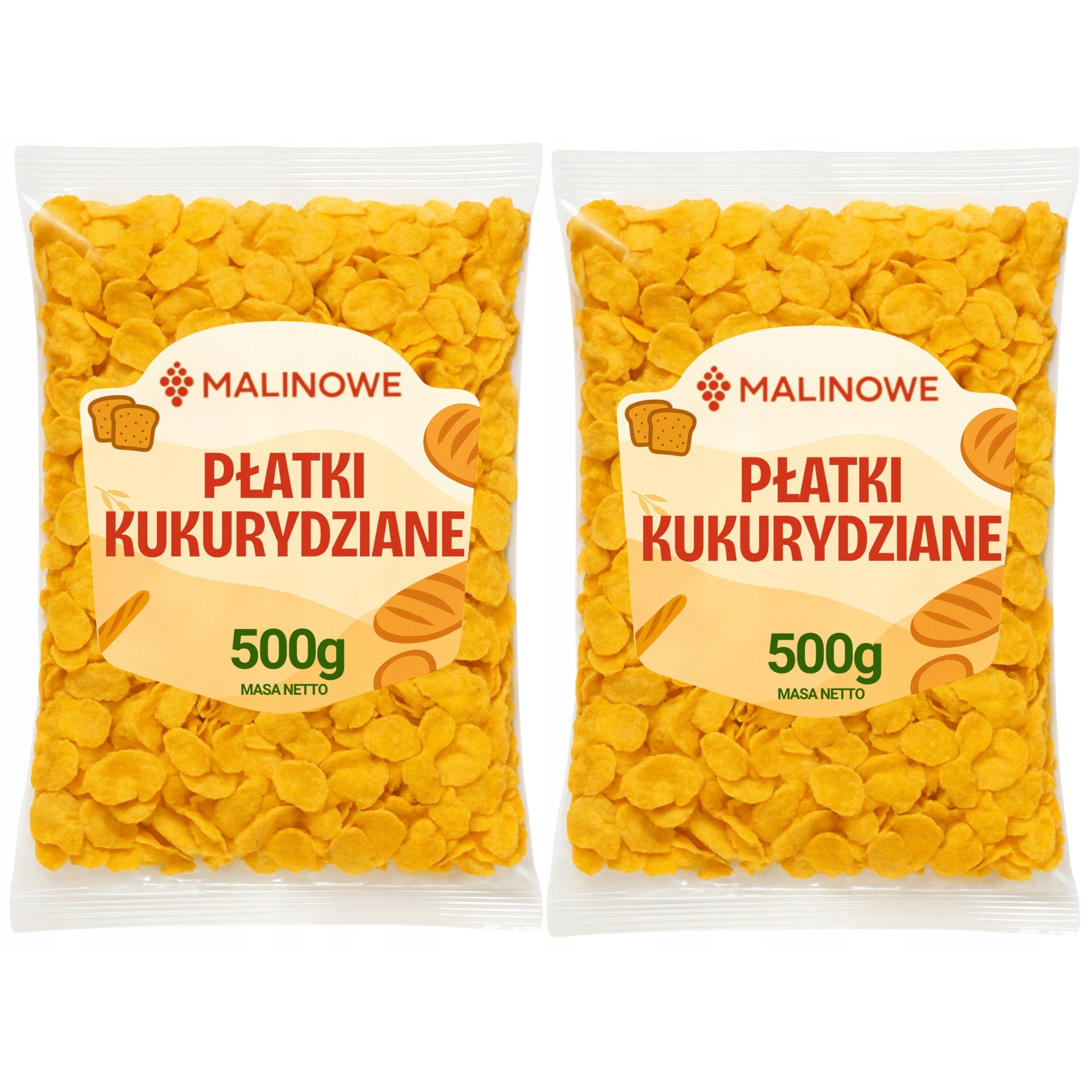 Image of Corn Flakes 2x500g Breakfast Flakes Premium Quality
