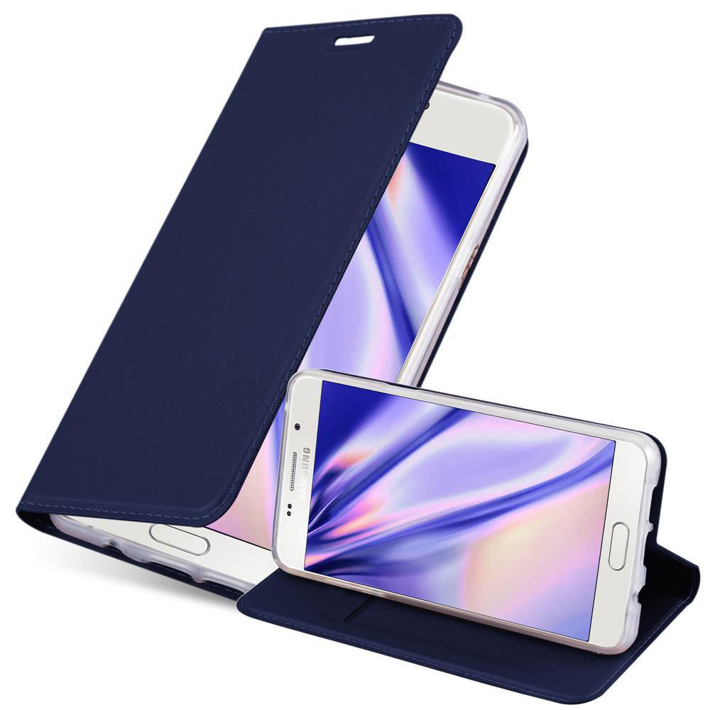 Image of Case Compatible For Galaxy A5 2016 Protective Cover With Magnetic Closure, Stand Function And Card Slot Flip Case Cover Phone Case Folding Case Book Bag
