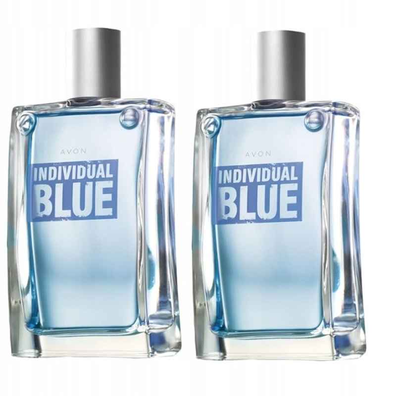 TEMU Set van 2 x Individuele Blauwe Eau de Toilette 100 ml