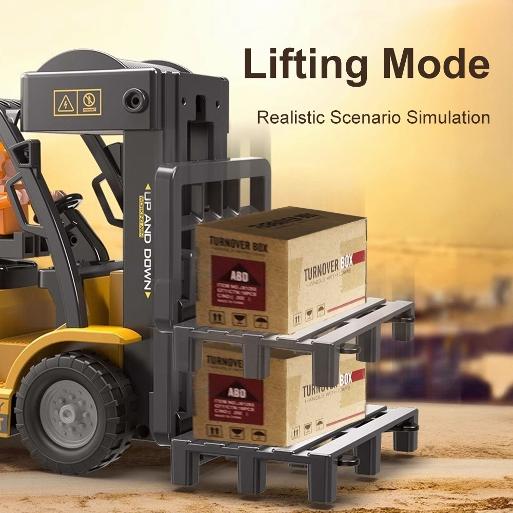 Remote Control Forklift Toy with Multifunctional Features