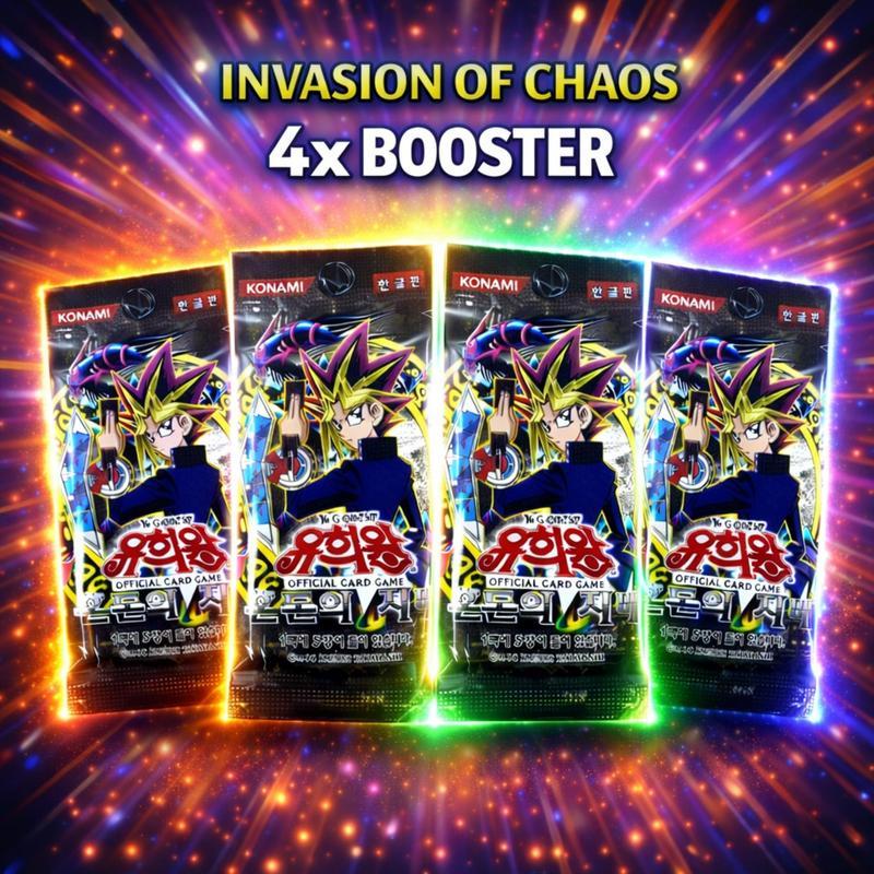 Yu-gi-oh! - 4x Booster Invasion Of - Booster Bundle (kr)