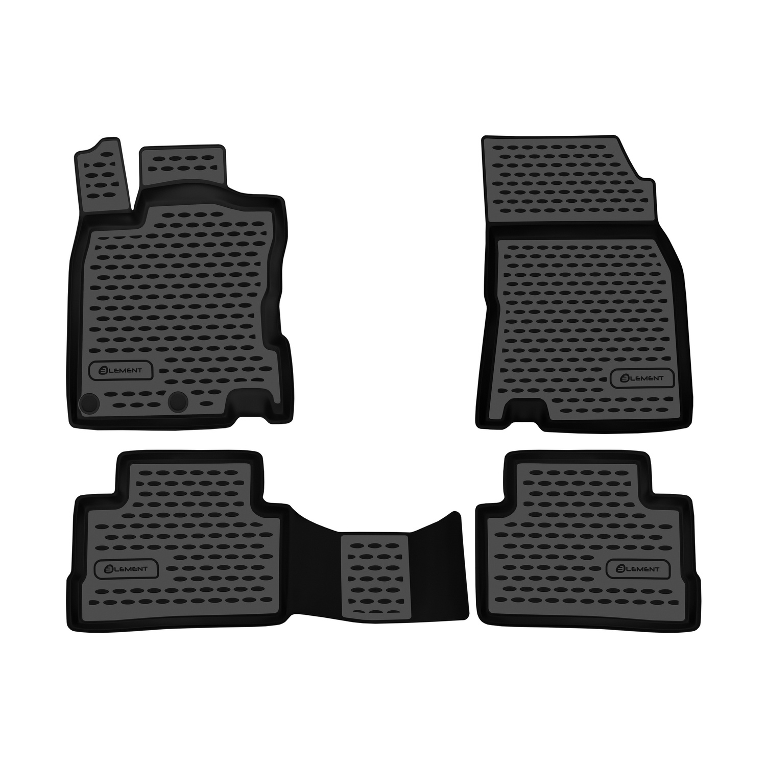 3d Auto Floor Mats Suitable For J11 From 2014, Uk Production, 4pcs, Tpe Rubber Mats, Black, High Rim