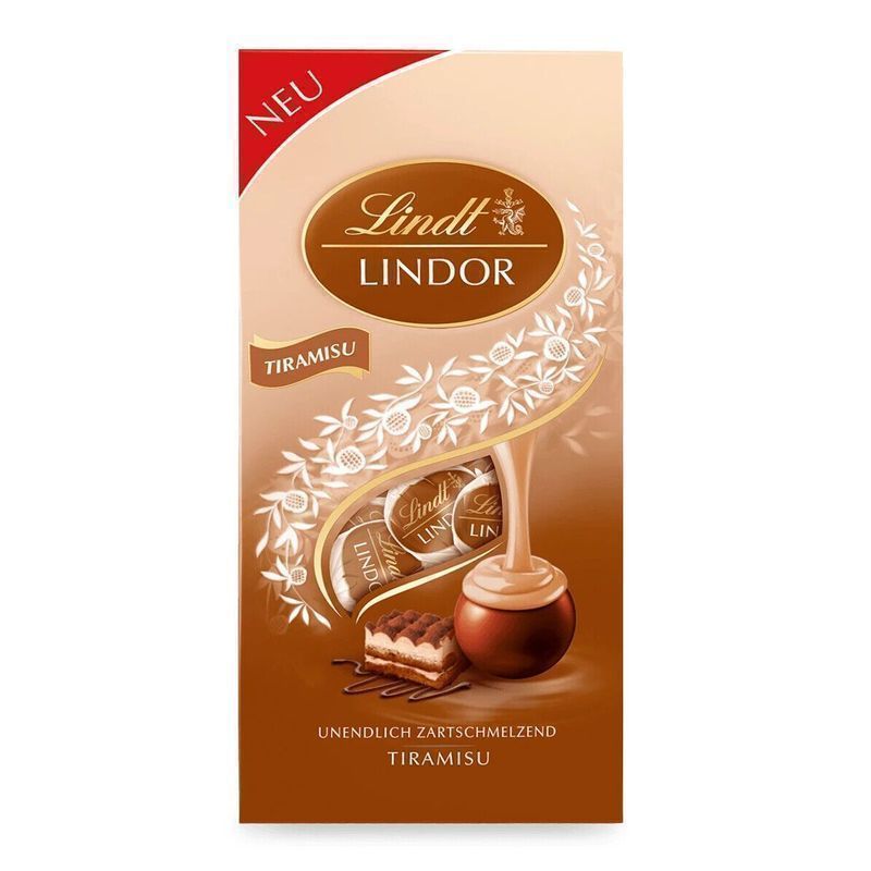 Lindt Lindor Ball Bag Tiramisu, 137g
