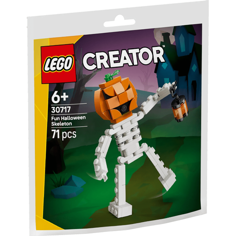 TEMU Fun Halloween Skeleton Paper Bag Set 30717-1
