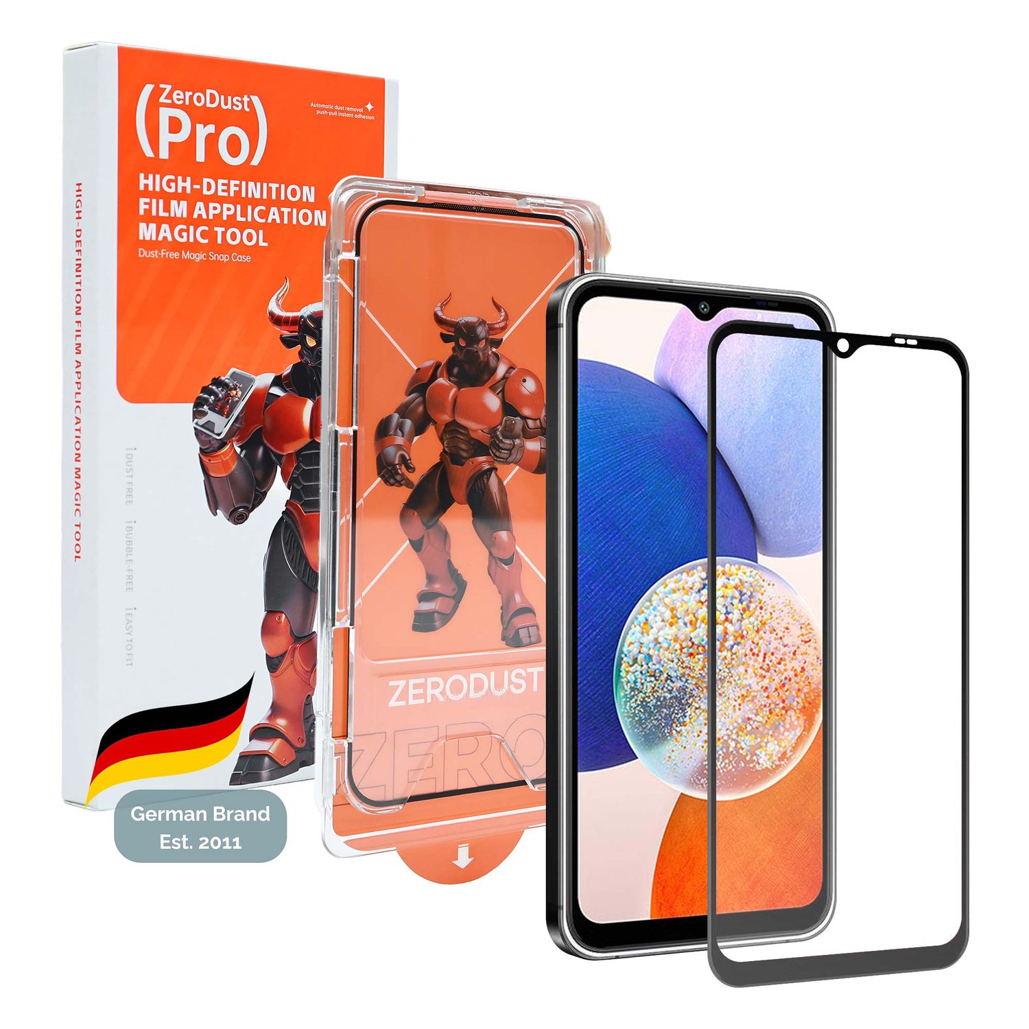 Image of Protective Film Compatible With Galaxy A14 5g - Tempered Hardened Display Glass, Armor Film, Screen Protector
