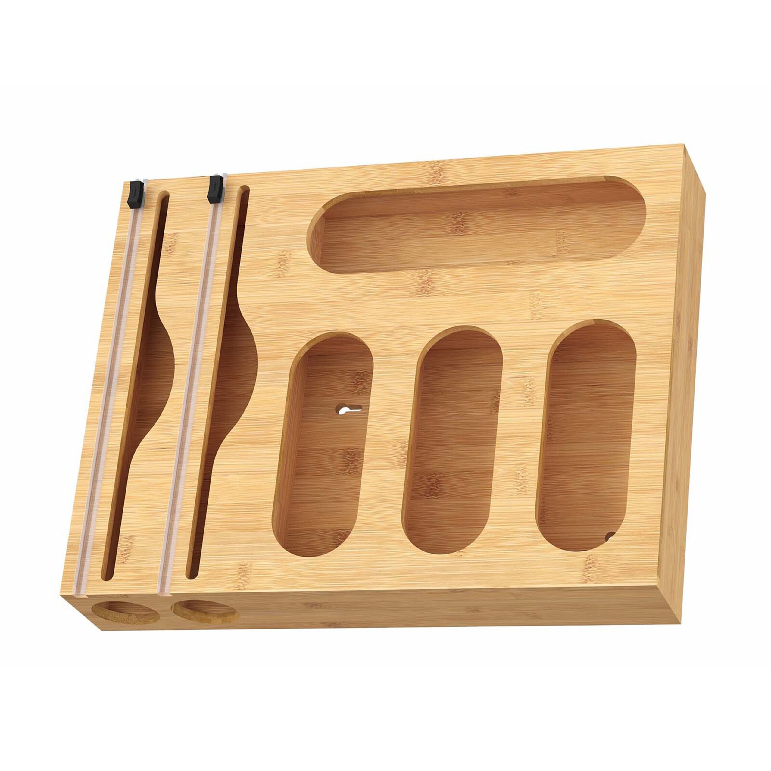 Foil Dispenser In Natural - (w)33.5 X (h)43.5 X (d)7.5 Cm