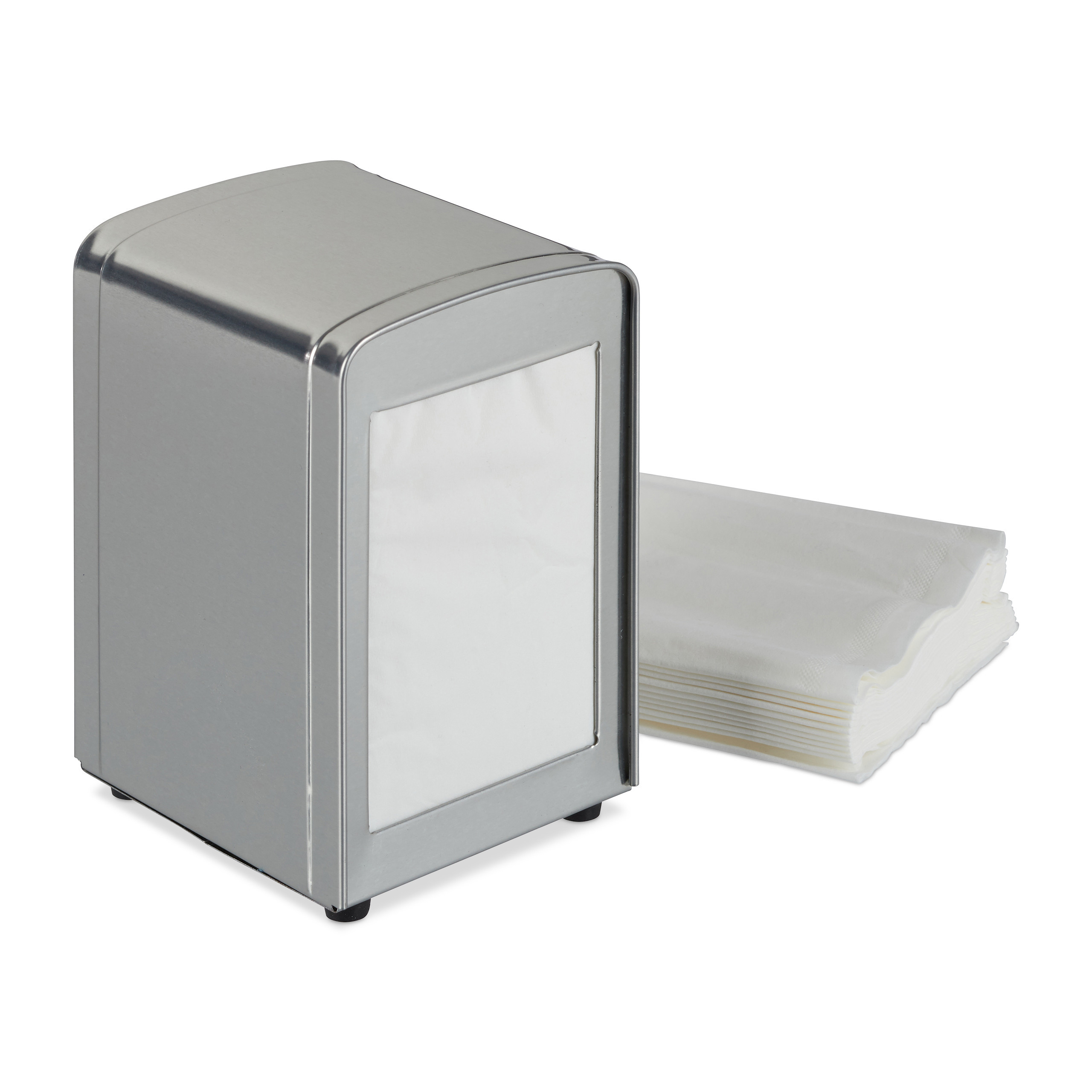 Napkin Dispenser In Silver