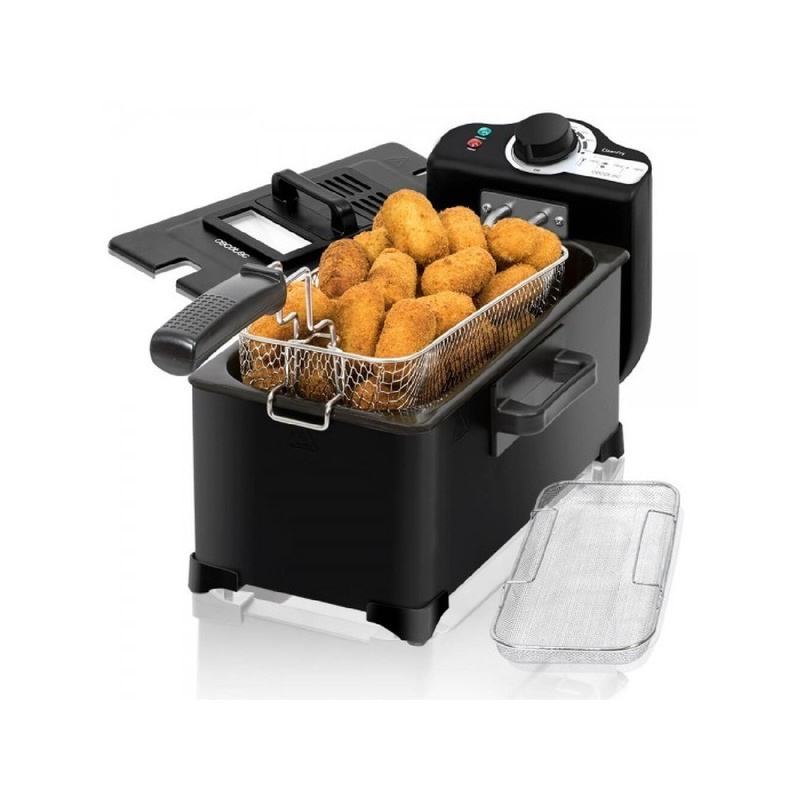 TEMU Cecotec Freidora con aceite CleanFry 3 L Black Cecotec