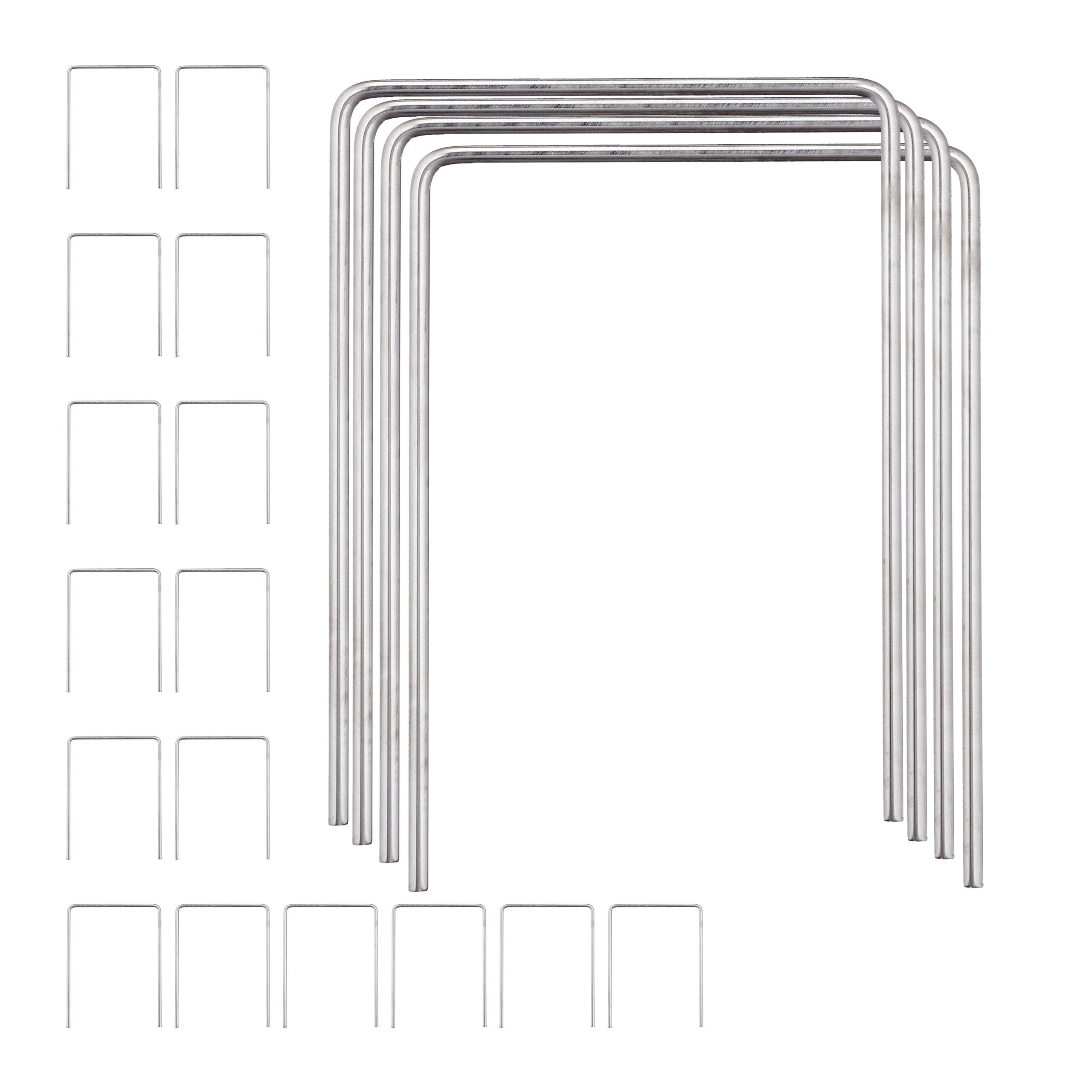 Image of 20 Silver Hoops