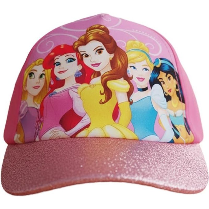 TEMU PRINCESS - Cappello con Visiera da Ragazzo/Bambino da Baseball Regolabile (Principesse)