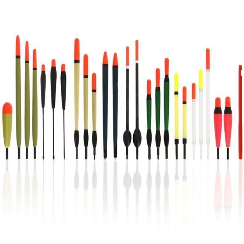 Fishing 24pc Floats Set with Assorted Disgorgers for Coarse Match Tackle