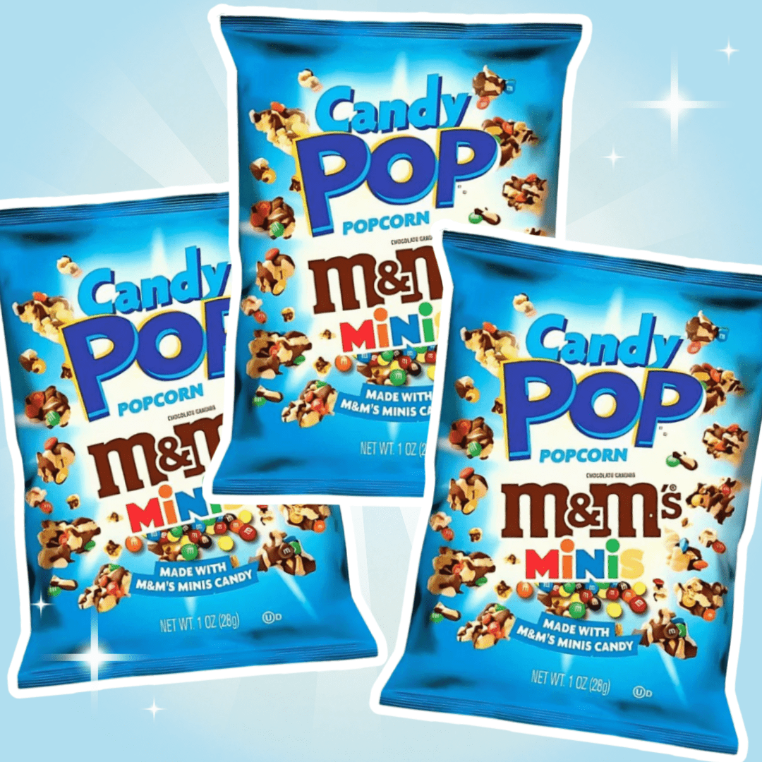 Image of Candy Pop Popcorn M&m's Minis - 3-pack - 3x28 G