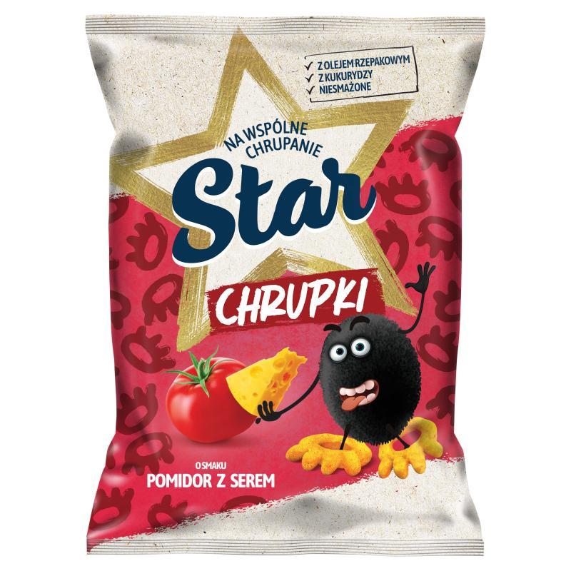 Image of Star Crunchy Corn Snacks With Tomato And Cheese Flavor 125g