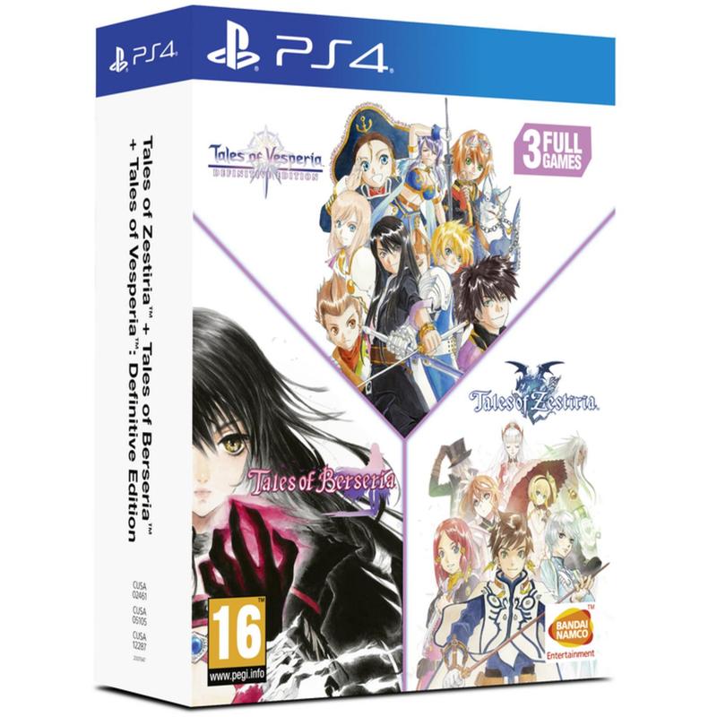 Image of Of Vesperia + Of Berseria + Of Zestiria /ps4