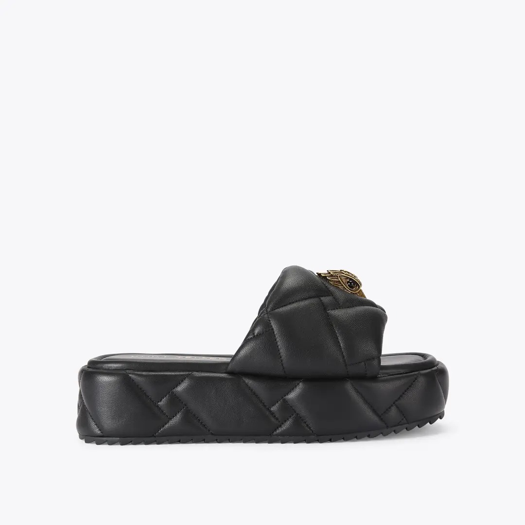 Image of Geiger Puff 822, Model 2017800109, Women's Shoes With A Flat Sole, Ballet Flats, Moccasins, Black Color, Fabric Upper, Comfortable Everyday .