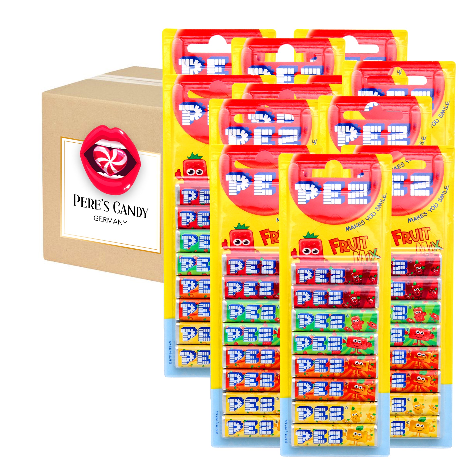 Pez Refill Pack Candy 12x8 Pieces