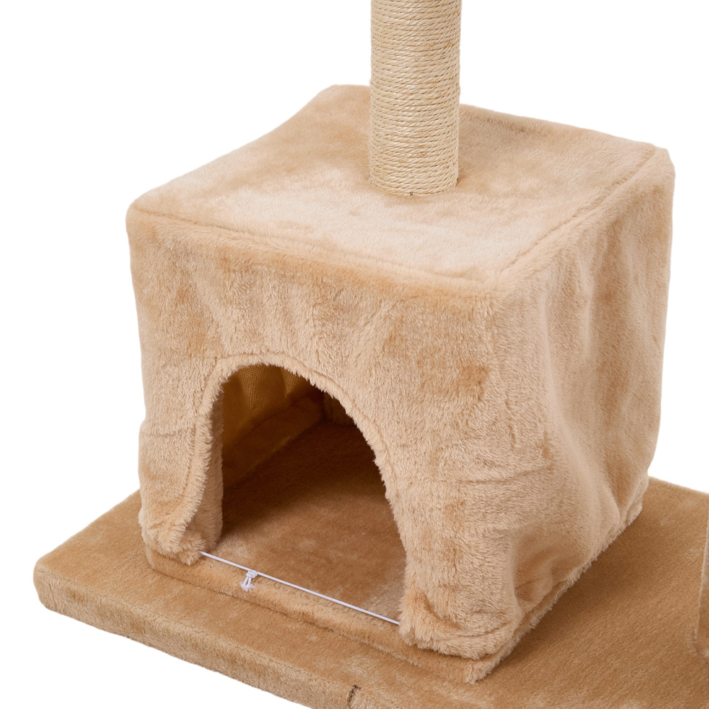 Multi-Level Cat Climbing Tower with Scratch Area