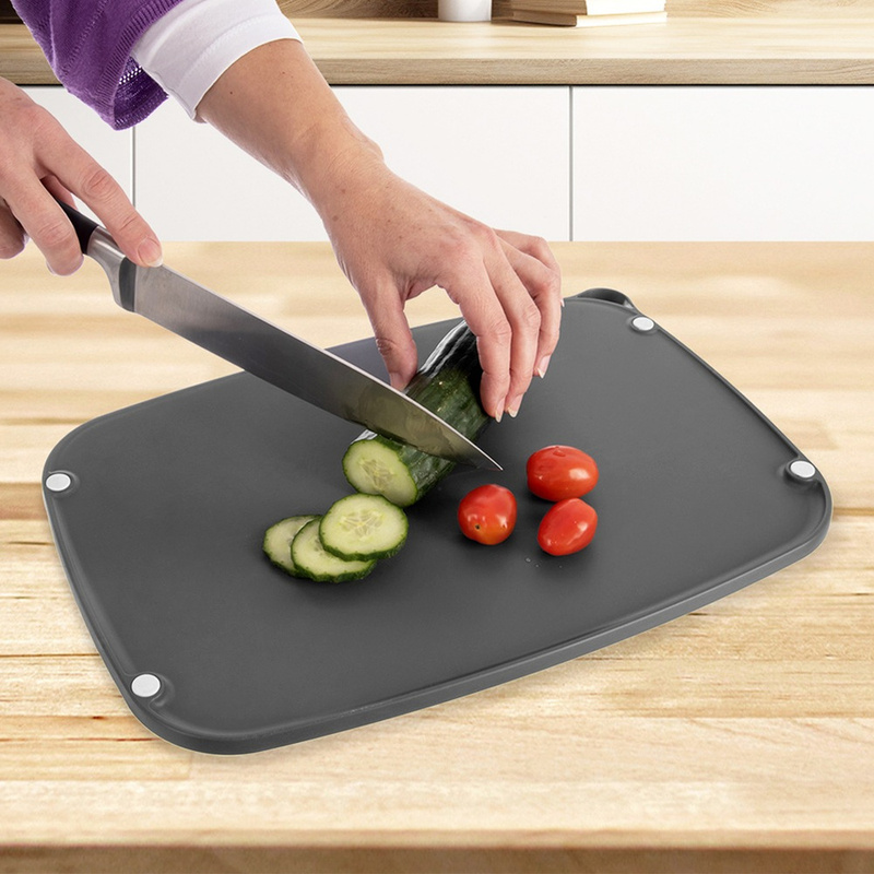Double-sided Cutting Board With Ela Outlets, 37.5x25 Cm