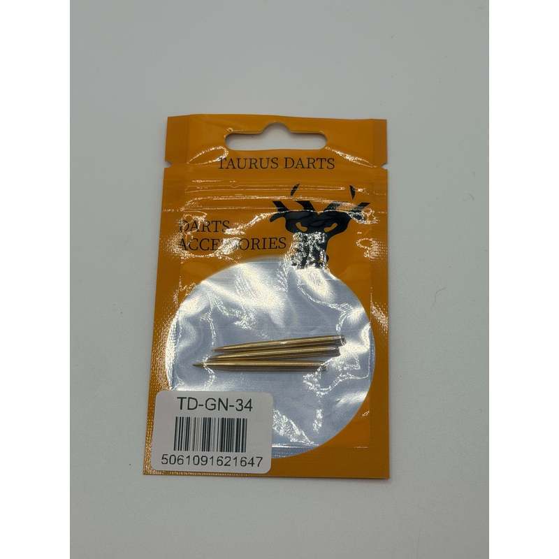 Taurus Gold Plain Dart Points 30-60Mm (1 Set)