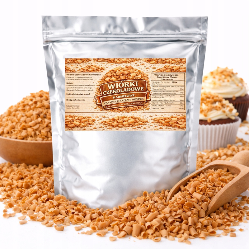 E-shop Schokoladen-Karamell-Streusel - Kuchentopping für Desserts, Kuchen und Cupcakes, 50g