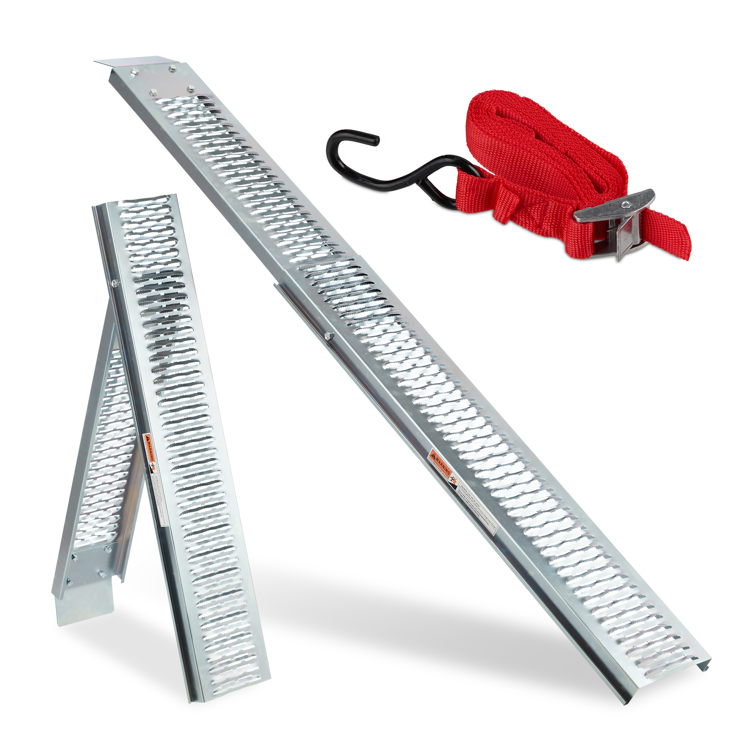 Image of Motorcycle Ramp In Silvery - Up To 225 Kg