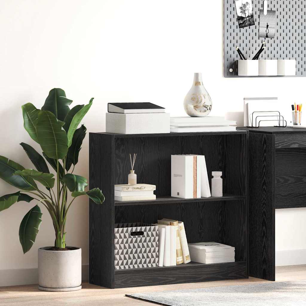 Vidaxl Bookcase, Freestanding, 80 X 24 X 76 Cm, Modern Shelf With Multiple Compartments, Sturdy Construction, Enhances Organization In Living Room Or Office, Includes Assembly Instructions