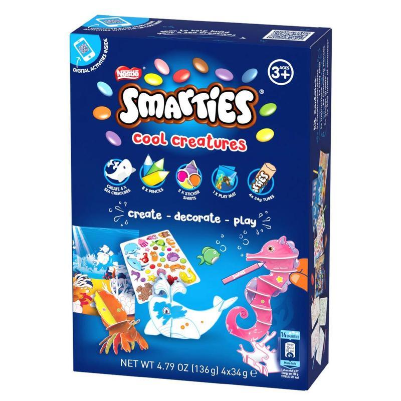 Smarties Cool Creatures Set 4x34g=136g