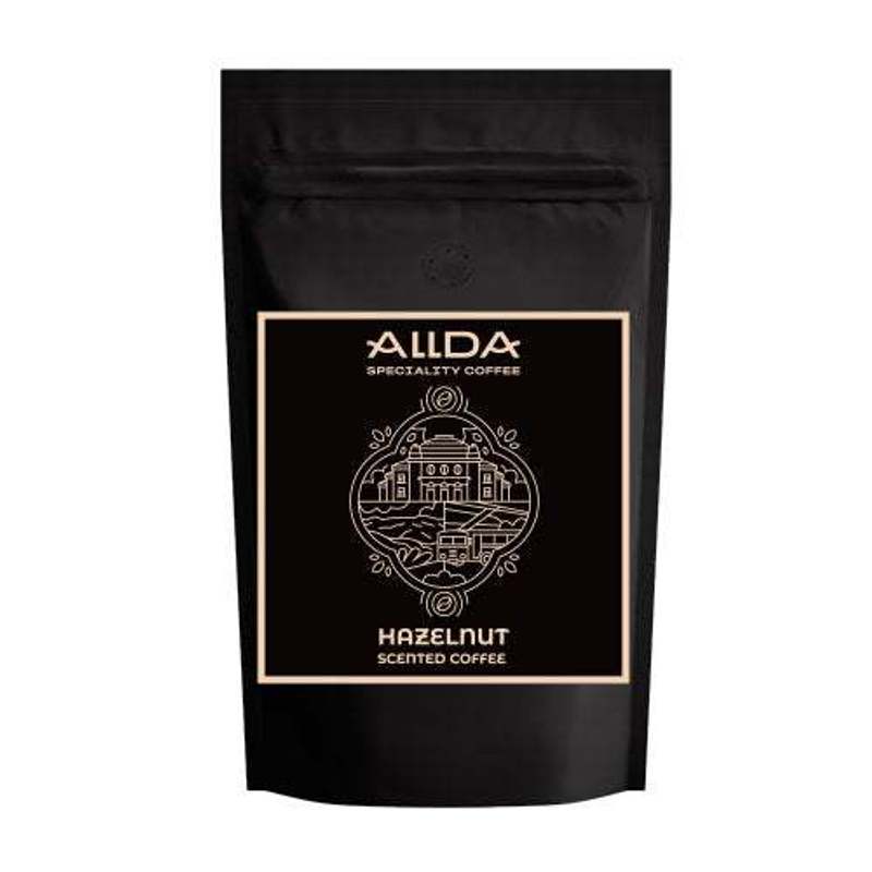 Allda Specialty Coffee Hazelnut Coffee Beans, 500 Gr