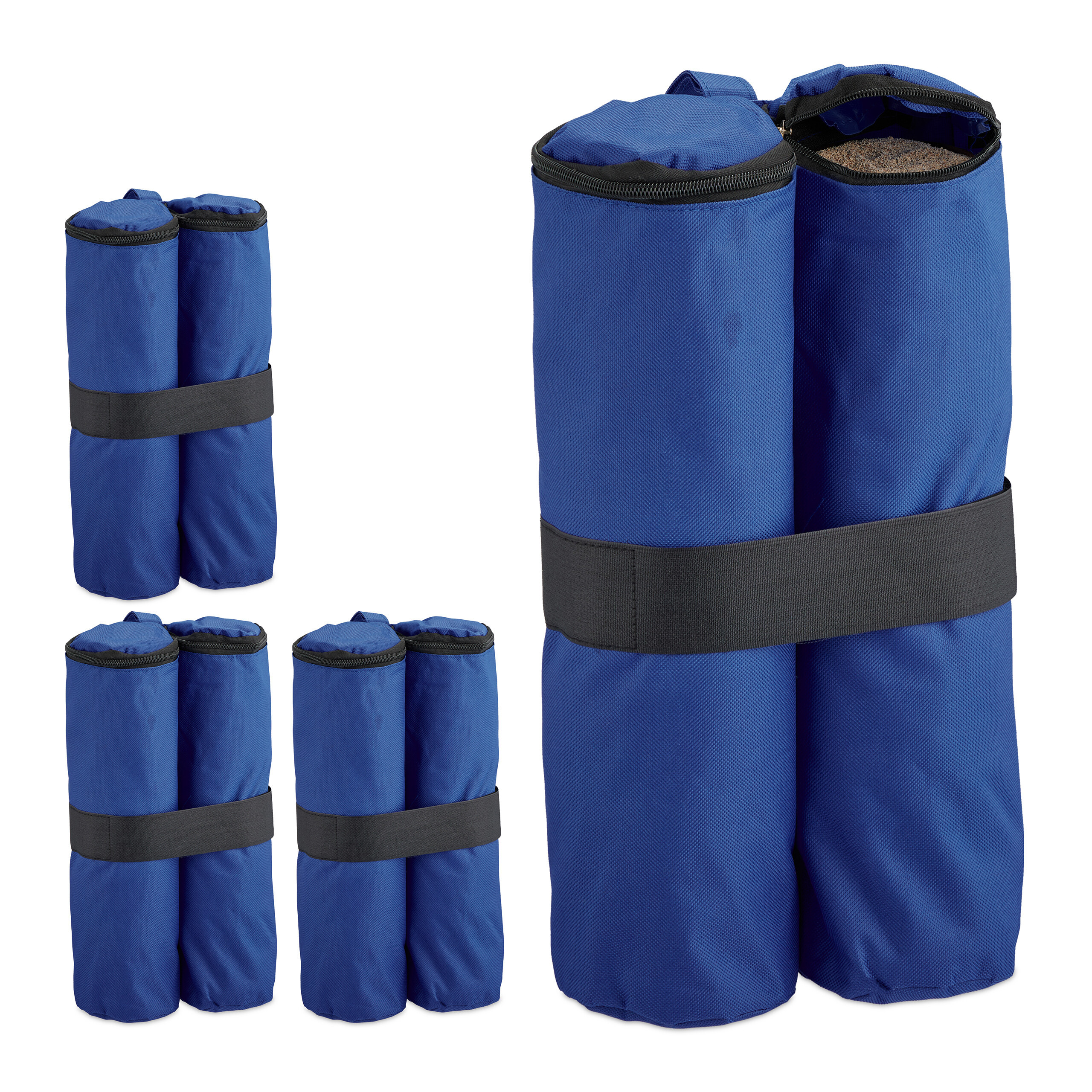 4 X Blue Sandbags For