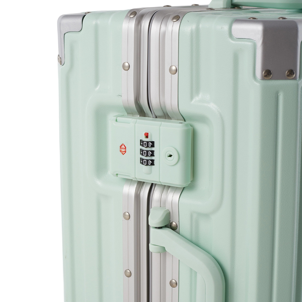 20 Inch Hard Shell Suitcase with Cup Holder