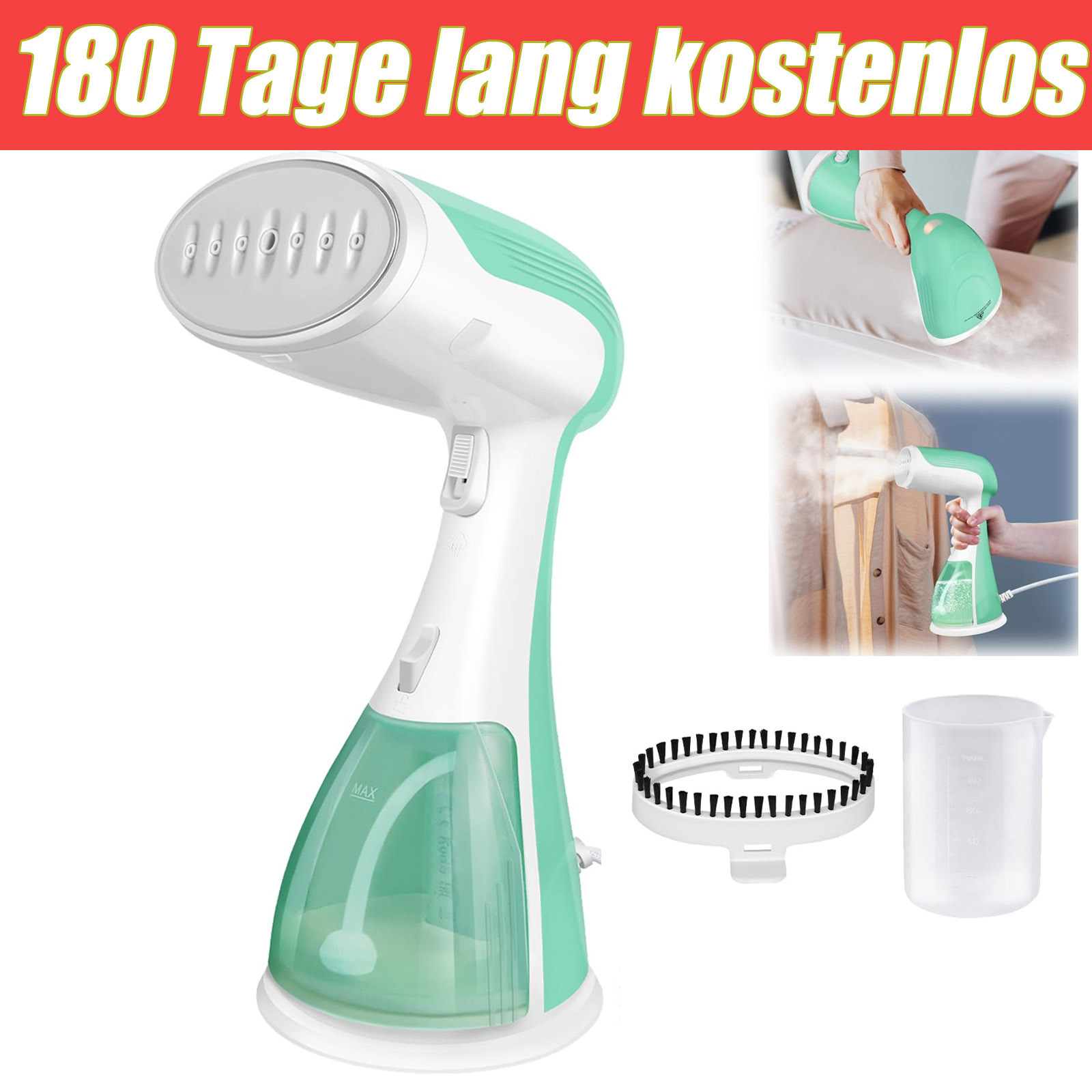 TEMU Steamer Steam Iron - Portable Travel Steam Iron For Clothing & Clothing I Steam Iron Iron Steam Brush Ironing Machine