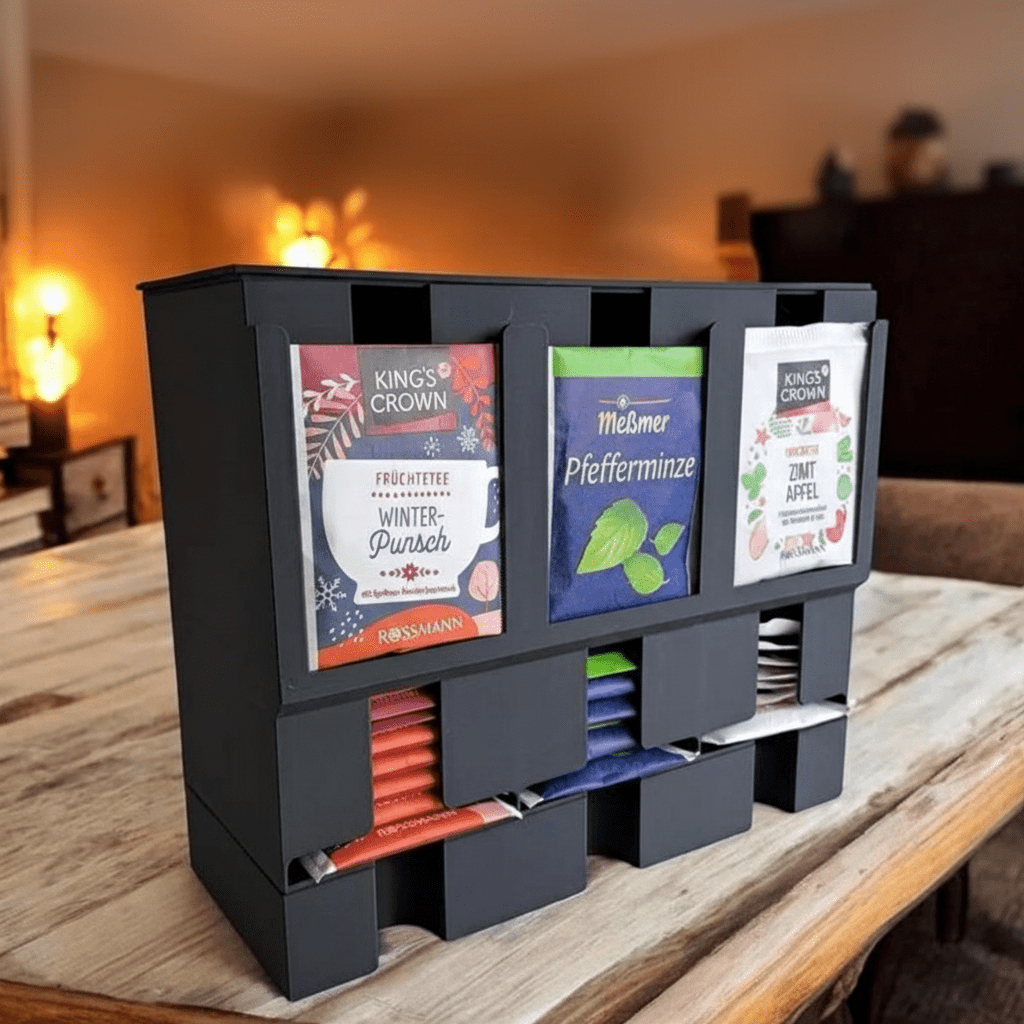 Organizer And Vertical Dispenser For Tea Bags