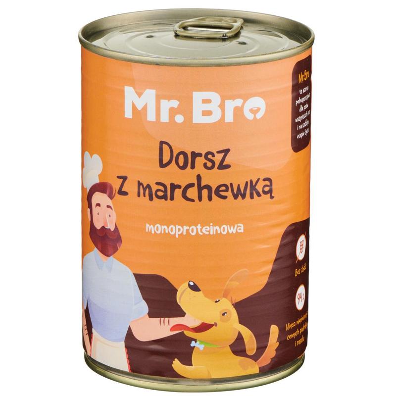 Dorsz With Carrot Monoprotein 400g: retailer-supplied image