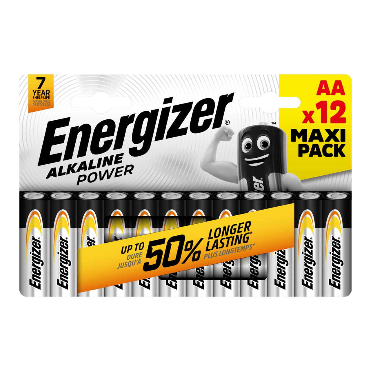 Energizer Alkaline Power AA Batteries x 8 S9337