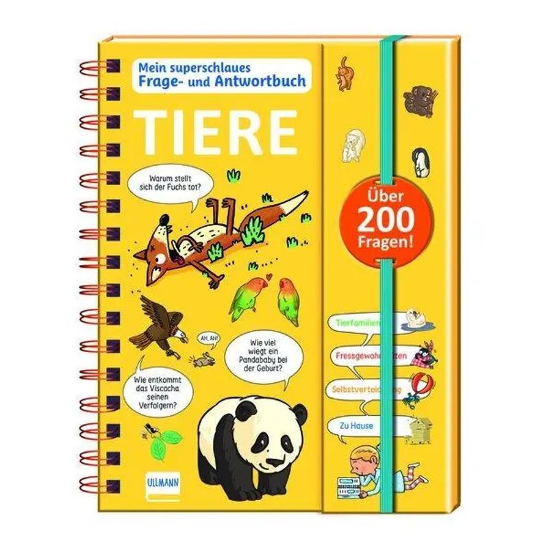 Image of Sophie De Mullenheim: My Super Clever Question And Answer Book - Animals / More Than 200 Questions And Answers To Exciting Topics / Book / German / 2023 / Ullmann Media Gmbh
